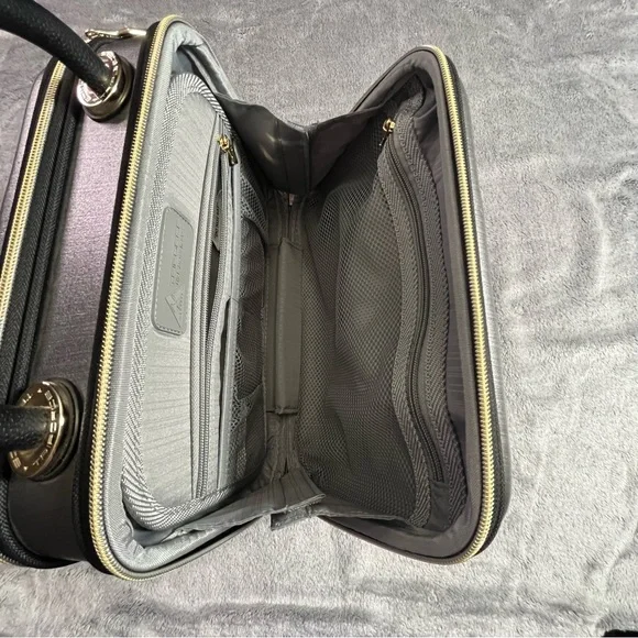 Triforce Metallic Gray Hardshell Cosmetic Case with Top Handle, no strap - Picture 8 of 11